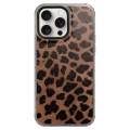 For iPhone 15 Pro Max Dual-sided IMD Leopard Print PC + TPU Phone Case