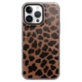 For iPhone 14 Pro Dual-sided IMD Leopard Print PC + TPU Phone Case