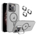 For iPhone 11 Pro Max Invisible Lens Holder MagSafe Phone Case(Grey)