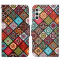 For Samsung Galaxy S24+ 5G Colored Drawing Pattern Leather Phone Case(Ethnic Style)