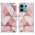 For Xiaomi Redmi Note 13 Pro Colored Drawing Pattern Leather Phone Case(Marble)