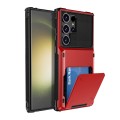 For Samsung Galaxy S24 Ultra 5G Scratch-Resistant Shockproof Heavy Duty Rugged Armor Phone Case(Red)
