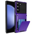 For Samsung Galaxy S24 5G Scratch-Resistant Shockproof Heavy Duty Rugged Armor Phone Case(Purple)