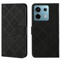 For Xiaomi Redmi Note 13 Pro Ethnic Style Embossed Pattern Leather Phone Case(Black)