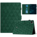 For iPad Pro 11.0 2022 / Air 10.9 2022 Diamond Texture Embossed Leather Smart Tablet Case(Green)