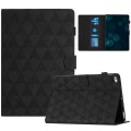 For iPad Pro 9.7 / 9.7 2018 / 2017 Diamond Texture Embossed Leather Smart Tablet Case(Black)