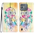 For Blackview A55 Pro Colored Drawing Leather Phone Case(Dream Catcher)