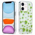 For iPhone 11 Electroplated Symphony Phone Case(Four-leaf-clover)