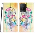 For TCL 403 Colored Drawing Leather Phone Case(Dream Catcher)