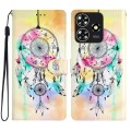 For ZTE Blade A73 4G Colored Drawing Leather Phone Case(Dream Catcher)