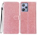 For Blackview A53 Pro Glitter Powder Flip Leather Phone Case(Rose Gold)