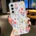 For Samsung Galaxy A14 Electroplated Symphony Phone Case(Miscellaneous Flowers)