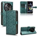For OnePlus Open / OPPO Find N3 Honeycomb Dot Texture Leather Phone Case(Green)