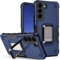 For Samsung Galaxy S24+ 5G Non-slip Shockproof Armor Phone Case with Ring Holder(Blue)