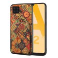For Samsung Galaxy A22 Dual Card Slot Holder Phone Case(Autumn Yellow)