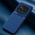 For Honor Magic6 Classic Tilt Strip Grain Magnetic Shockproof PC + TPU Phone Case(Blue)
