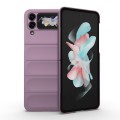 For Samsung Galaxy Z Flip4 5G Magic Shield Fold PC Shockproof Phone Case(Purple)