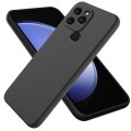 For Hisense VX19 Pure Color Liquid Silicone Shockproof Phone Case(Black)