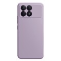 For Xiaomi Redmi K70 Pro Imitation Liquid Silicone Phone Case(Light Purple)