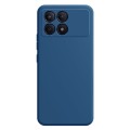 For Xiaomi Redmi K70 Pro Imitation Liquid Silicone Phone Case(Blue)