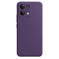 For Xiaomi Redmi Note 13 5G Imitation Liquid Silicone Phone Case(Dark Purple)