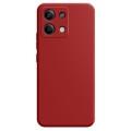 For Xiaomi Redmi Note 13 5G Imitation Liquid Silicone Phone Case(Dark Red)