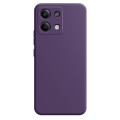 For Xiaomi Redmi Note 13 Pro 5G Imitation Liquid Silicone Phone Case(Dark Purple)