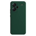 For Xiaomi Redmi Note 13 Pro+ Imitation Liquid Silicone Phone Case(Dark Green)