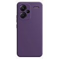 For Xiaomi Redmi Note 13 Pro+ Imitation Liquid Silicone Phone Case(Dark Purple)
