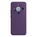 For Huawei Mate 60 Imitation Liquid Silicone Phone Case(Dark Purple)