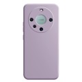 For Huawei Mate 60 Pro Imitation Liquid Silicone Phone Case(Light Purple)