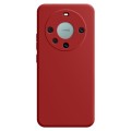 For Huawei Mate 60 Pro Imitation Liquid Silicone Phone Case(Dark Red)