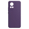 For Huawei Nova 12 Imitation Liquid Silicone Phone Case(Dark Purple)