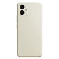 For Samsung Galaxy A05 Imitation Liquid Silicone Phone Case(White)