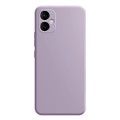 For Samsung Galaxy A05 Imitation Liquid Silicone Phone Case(Light Purple)