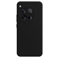 For OnePlus 12 Imitation Liquid Silicone Phone Case(Black)