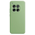 For OnePlus 12 Imitation Liquid Silicone Phone Case(Matcha Green)