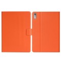 For Lenovo Tab P11 Gen2 /Xiaoxin Pad Plus 2023 Pure Color Smart Leather Tablet Case(Orange)