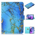 For Lenovo Tab P12 2023 / TB370FU Coloured Drawing Stitching Smart Leather Tablet Case(Gilded Marble