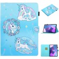 For Lenovo Tab P11 Gen2 /Xiaoxin Pad Plus 2023 Coloured Drawing Stitching Smart Leather Tablet Case(