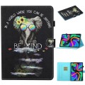 For Lenovo Tab M11/ Xiaoxin Pad 11 2024 Coloured Drawing Stitching Smart Leather Tablet Case(Glasses