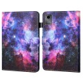 For Lenovo Tab M11/ Xiaoxin Pad 11 2024 Coloured Drawing Stitching Smart Leather Tablet Case(Starry