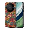 For Huawei Mate 60 Four Seasons Flower Language Series TPU Phone Case(Spring Green)