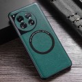 For OnePlus 12 PU MagSafe Magnetic Phone Case(Green)