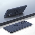 For Huawei Nova 10 Pro Magsafe Hidden Fold Holder Full Coverage Shockproof Phone Case(Blue)