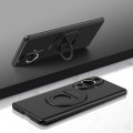 For Huawei Nova 11 Pro Magsafe Hidden Fold Holder Full Coverage Shockproof Phone Case(Black)
