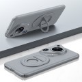 For Huawei Pura 70 Ultra Magsafe Hidden Fold Holder Full Coverage Shockproof Phone Case(Grey)