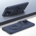 For Huawei Pura 70 Ultra Magsafe Hidden Fold Holder Full Coverage Shockproof Phone Case(Blue)
