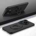 For Huawei Pura 70 Magsafe Hidden Fold Holder Full Coverage Shockproof Phone Case(Black)