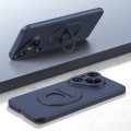 For Huawei Pura 70 Magsafe Hidden Fold Holder Full Coverage Shockproof Phone Case(Blue)